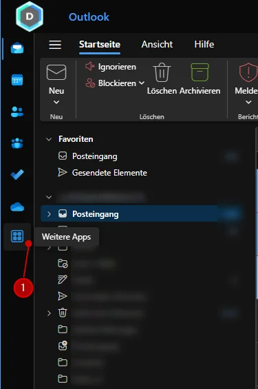 Outlook NewSchritt 1