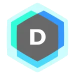 DatACT Logo - A hexagon with three colors