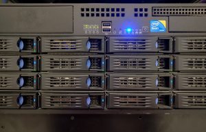 server, drive bay, hard drives